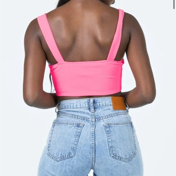 Princess Polly Pink Torin Top Size Zero (0) - Picture 2 of 6